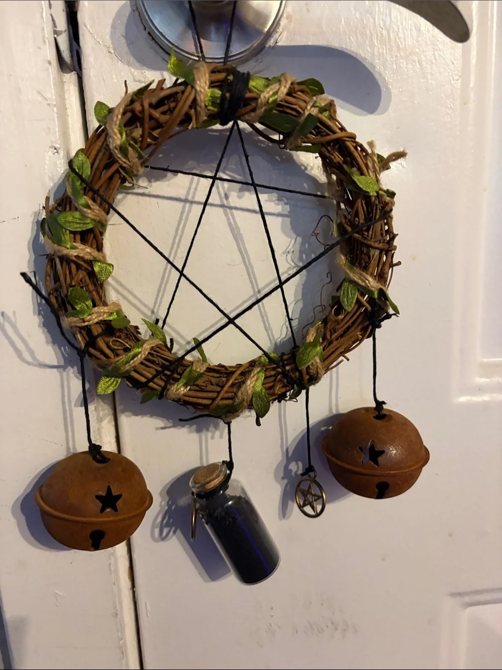 Witches Bells Protection Door Wreath
